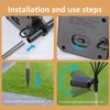 2Set Solar Bee Garden Lights IP65 Waterproof 8 LED Decorative