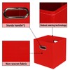 Yunkeeper Fabric storage bins Cubes, Fabric Cube Organizer with Handle,