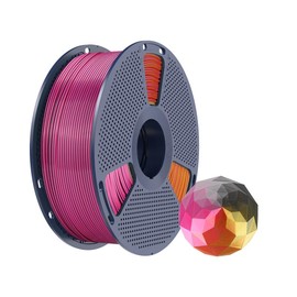 Dual-Color,Triple-Color,Four-Color 1KG/3KG Bundle/6KG Bundle 1.75mm SILK Filament Bundle Compatible with 99% 3D printers:_Four-Color | Black+Grey+Red+Yellow