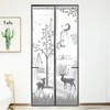 Deer Mosquito Net Door Mosquito Net (100x200cm, Gray) 6ea