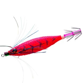 DUEL Sutte Squid Fishing Dropper 3.1 inches (80 mm) Silhouette Red