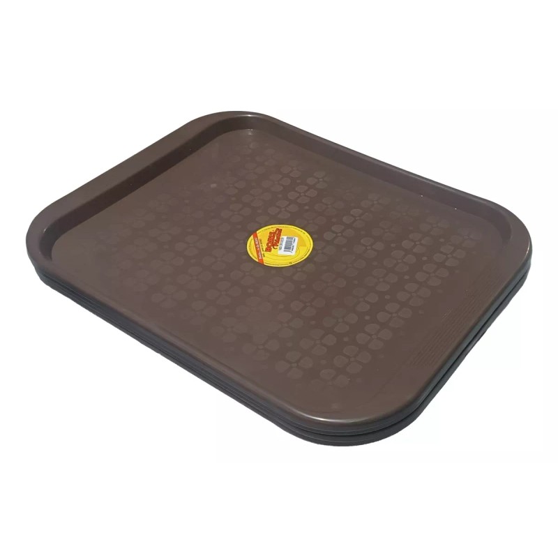 Boris 20 Charolas Restauranteras Cafes Plástico 45x35cm Bandeja