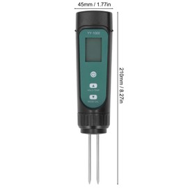 Digital Soil Tester 3 in 1 EC Temperature Moisture Meter Soil pH Meter Soil Hygrometer Moisture Monitor Soil Test Meter