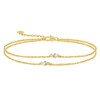 AOZELAN Gold Anklets for Women 14K Gold Ankle Bracelets for
