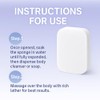 Disposable Body Sponge for Shower, Soft Expanding Bath Sponge with