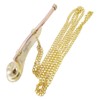 Ares India 5" Brass Copper Boatswain Whistle With Chain Bosun