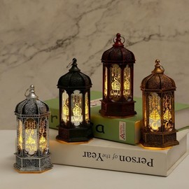 Imported Christmas Luminous Mood Light Laser Hexagonal Decoration Set Free Size/C-50black 2ea