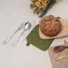 HSOFTIFY 100% Linen Pot Holders for Kitchen Set of 4,