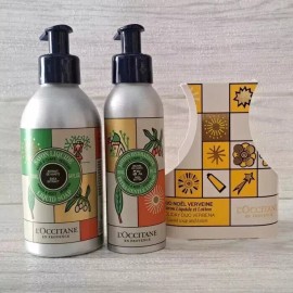 L’Occitane En Provence Holiday Duo Verbena Hands & Body Liquid Soap & Lotion NEW