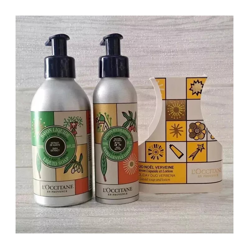 L’Occitane En Provence Holiday Duo Verbena Hands & Body Liquid