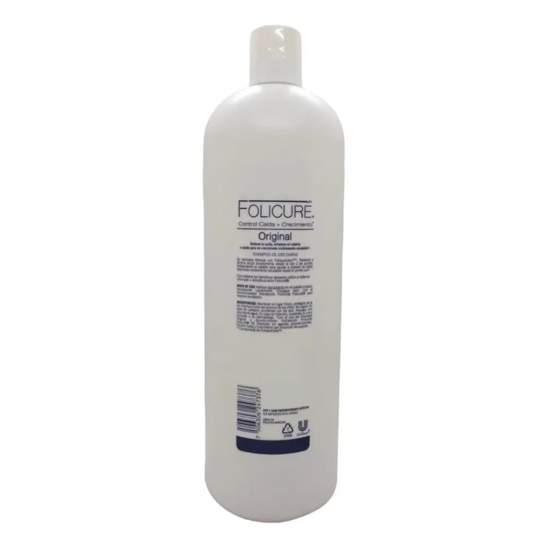 Shampoo Folicure Original Control Caída Con Biotina 1.15 Litros