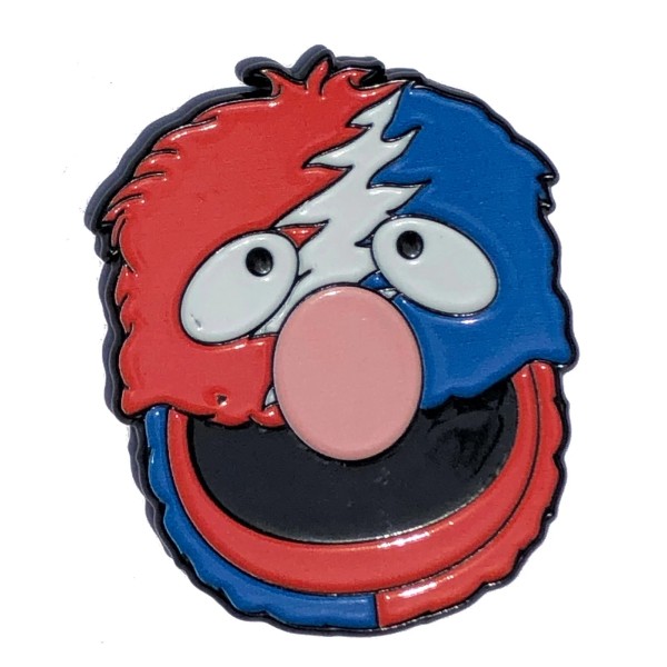 Grover Grateful Dead Jerry Garcia Merry Pranksters HAT PIN Lapel