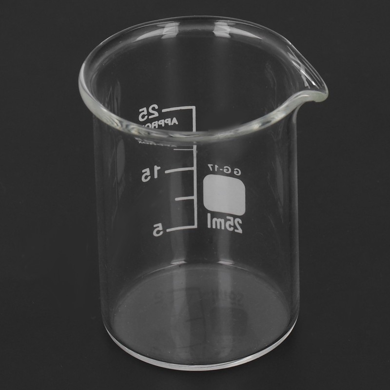 10PCS Glass Beaker Set Experiment Measuring Cup with Scale Teaching