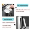 2L Measuring Cup, 304 Stainless Steel Pitcher with Lid, Liter/Oz