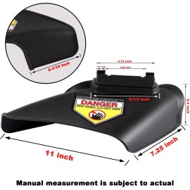 DECKMAN Lawn Mower 731-07486 Side Discharge Chute for Most 21" Hand-Pushed Black