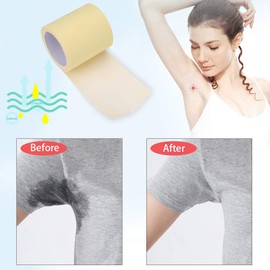 Anti Sweat Pad, Disposable Underarm Sweat Pads, Transparent Disposable Underarm Suction Sheet for Men and Women