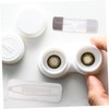 TOVINANNA 3pcs Lens Box with Bottle Tweezers Organizer Kit for