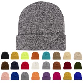 Ruqizhi Beanie Hat for Men Women Slouchy Beanie Hats Winter Knit Cuffed Beanie Soft Hat