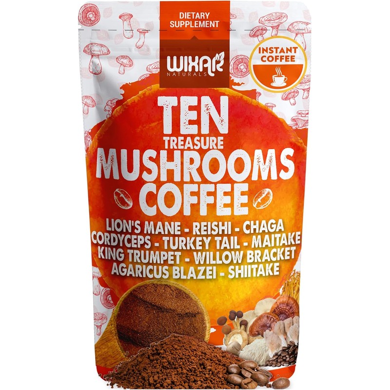 NOVIIML room Coffee Blend - Ten Treasure Mushrooms Extract Instant