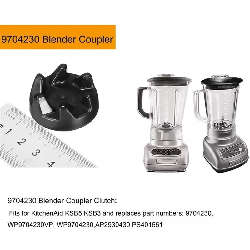 Bohaner 2x Coupling 9704230 Blender Coupler Replacement Part for Kitchen