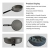 KAPILA 1100ml Titanium Frying Pan with Stainless Steel Folding Handle