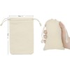 gobyhumm 10 Premium Organic Muslin Drawstring Bags 4x6 - Wedding