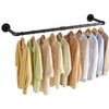 Wall Mounted Clothes Rack 36in, Industrial Pipe Wall Mount Clothing
