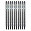 DIGNO Unik Ballpoint Pens, BLACK, Medium Point (1.0mm), Pack of
