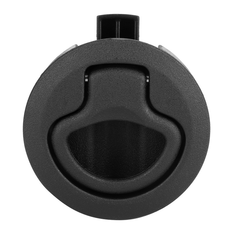 Black Round Flush Slam Latch Deck Hatch Pull Practical Boat
