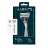 HARRY'S MENS RAZOR, 1 CHROME EDITION HANDLE, 2 RAZOR BLADE