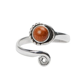 Sunstone Toe Ring 925 Sterling Silver Ring Feet Body Jewellery Handame Toe Ring Gemstone Adjustable Toering For Girls Women Gift Jewellery Sunstone Ring Midi Ring