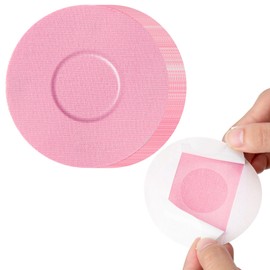 40 Pack Libre 2 Sensor Covers, Waterproof Skin-Friendly Freestyle Libre 2 Glucose Sensor Cover Long Lasting for 10-14 Days, No Glue in The Center by SUNMON (Pink)