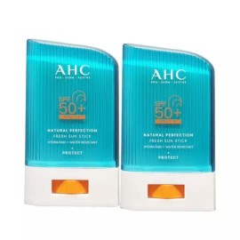 AHC [AHC] 내추럴 퍼펙션 프레쉬 선스틱 SPF50+ 22g 2개 [AHC] Natural Perfection Fresh Sunstick SPF50+ 22g 2 pcs