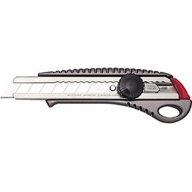 (Price/EACH)NT CUTTER Heavy-Duty Aluminum Die-Cast Anti-Slip Contoured Grip Screw-Lock Utility Knife