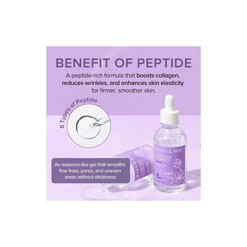 Mary&May [Mary&May]*size up* 6 Peptide Complex Serum 80ml