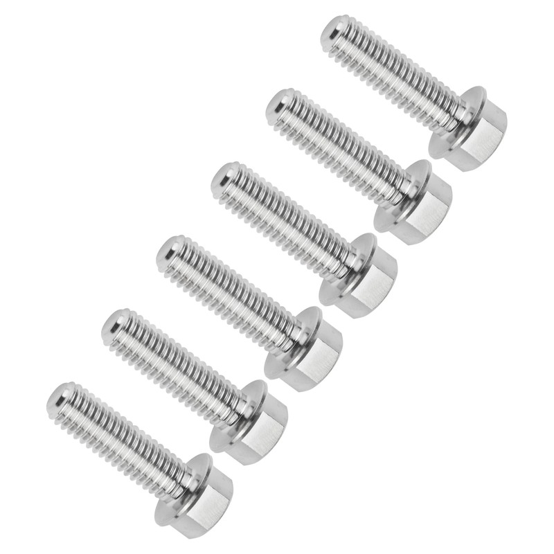 Ruifu M6 Motorcycle Small Head Flange Hex Bolts 15 20