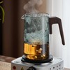 Glass Teapot With Wood Handle - Color: 550ML With 4