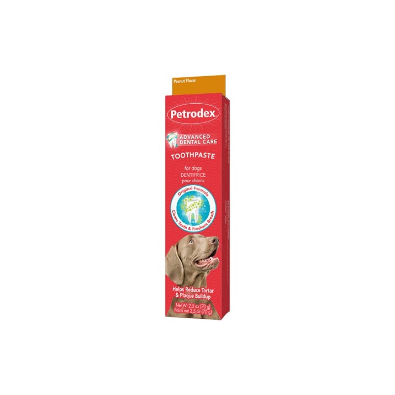 Petrodex Natural Toothpaste Dog - Peanut - 2.5 Oz
