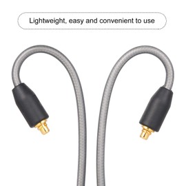 3.5mm Audio Cable, MMCX Cable, Upgrade Replacement Cable, Black Detachable MMCX Headphone Cable Replacement for SE215/SE315/SE425/SE535/SE846/W10/W20/W30/W40/W50/W60/W80