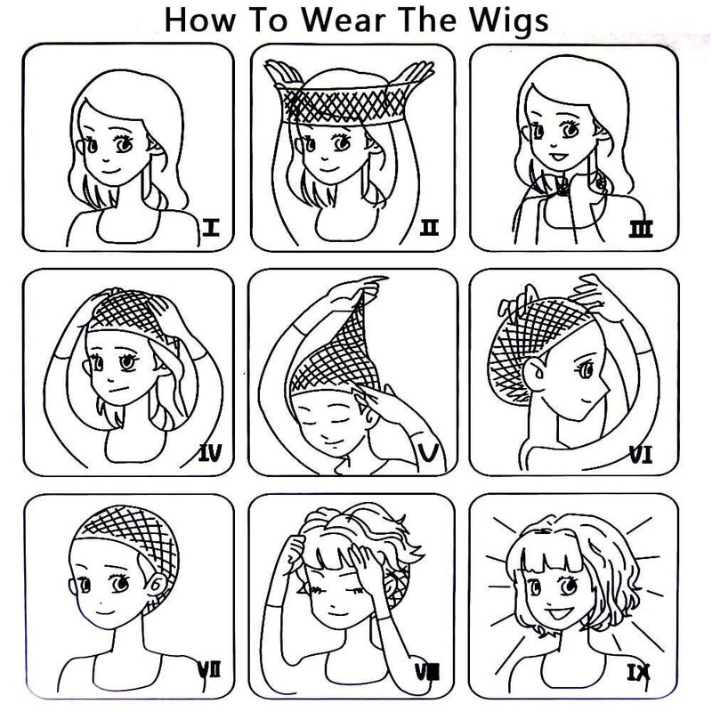 QHQ-SHININGLIFI Unisex Short Blue Wig, Pixie cut Synthetic Hair for