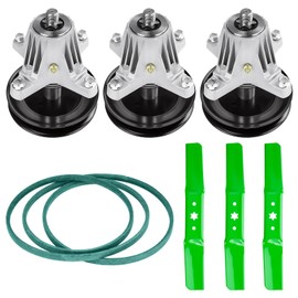 Deck Rebuild Kit fits for MTD Cub Cadet Craftsman 54 inch RZT-L54KH S54 ZT S54KH Z6600, 3 Spindles 618-06978 918-06978, 3 Blade 942-05056, 148'' Belt 954-04329