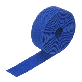 M METERXITY Elastic Bands for Sewing, 1" 2 Yards Roll of High Elasticity Knit Elastic Spool, Elastic for Sewing Waistband/Wigs/Pants/Crafts DIY Stretchy Ribbon [dark blue]