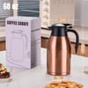 PARACITY 68oz Thermal Coffee Carafe Gold Brown