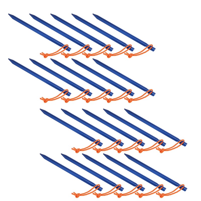 20pcs Tent Stakes V Shape Heavy Duty Tent Peg with