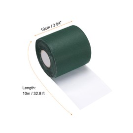 HARFINGTON Artificial Grass Tape 3.94" x 32.8 ft Single-Sided Carpet Artificial Turf Rolls Seam Tape Extra Strong Self-Adhesive Turf Tape for Lawn Garden Carpet Connecting Outdoor, Green