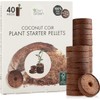 Coco Coir Seed Starter Pellets : 40 Coconut Coir Plugs for Growing Plants – Peat Free Seedling Soil – Seed Starter Kit with Potting Soil Pellets – 40 Starter Plugs – Gardening Supplies from OwnGrown