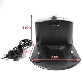 FUZIDDN Pro Roomba Charging Dock - UL-Certified Fast Charger Base Replacement for iRobot Roomba e5/e6/i3/i7/i8 Series, 900/800/700/600/500 Models