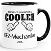 So sieht ein richtig ein richtig cooler KFZ-Mechaniker aus Tasse