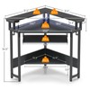 Rolanstar Corner Desk,44.5" W x 34.5" H Small Computer Desk