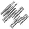 Treki Screw Extractor Drill Bit Set，10pcs 1/4" Hex Shank Easy